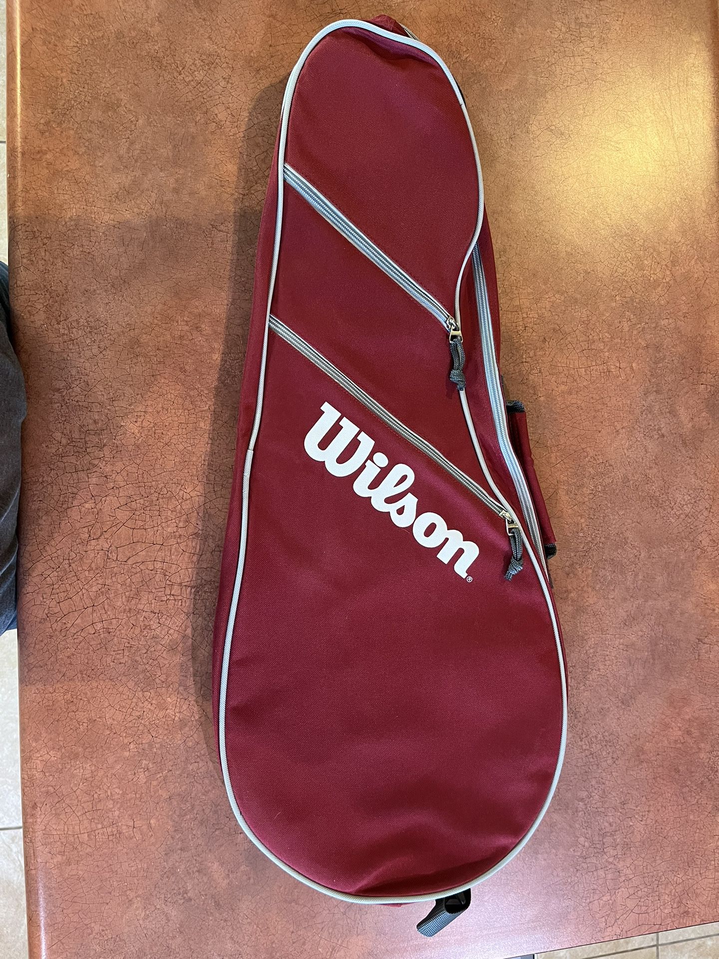 Wilson Tennis Racketball Bag Maroon Padded carrying case