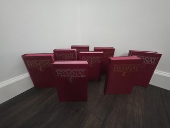 Lot of 8 The United Methodist Hymnal 1989 United Methodist Publishing House Song Book....One of them have some cosmetics damage please see pictures, t