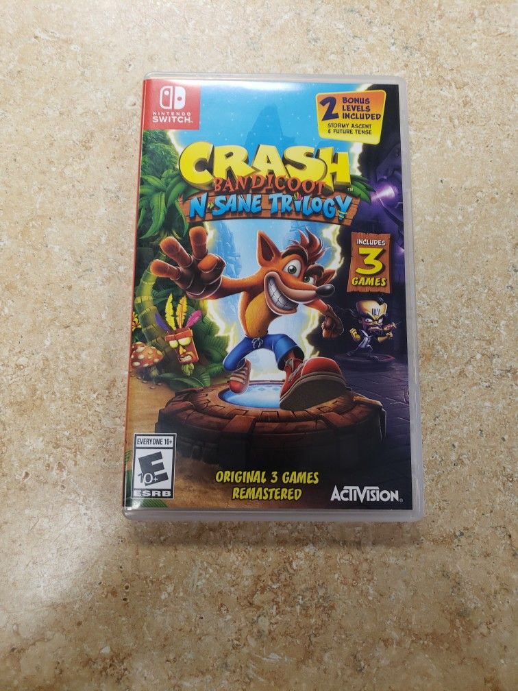 Nintendo Switch Game: Crash Bandicoot N Sane Trilogy