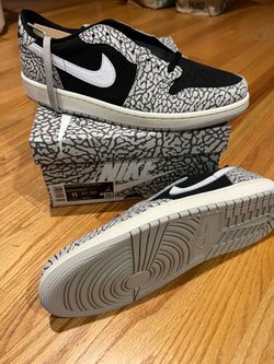 Men's Air Jordan 1 Low OG Black Cement
