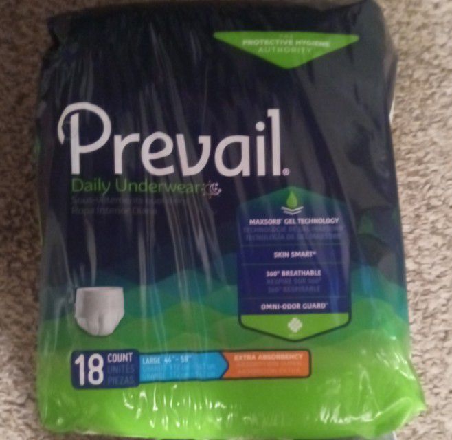 Prevail, Adult Diapers