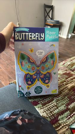 Butterfly floor puzzle
