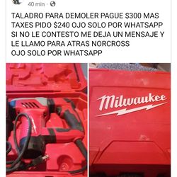 TALADRO PARA DEMOLER
