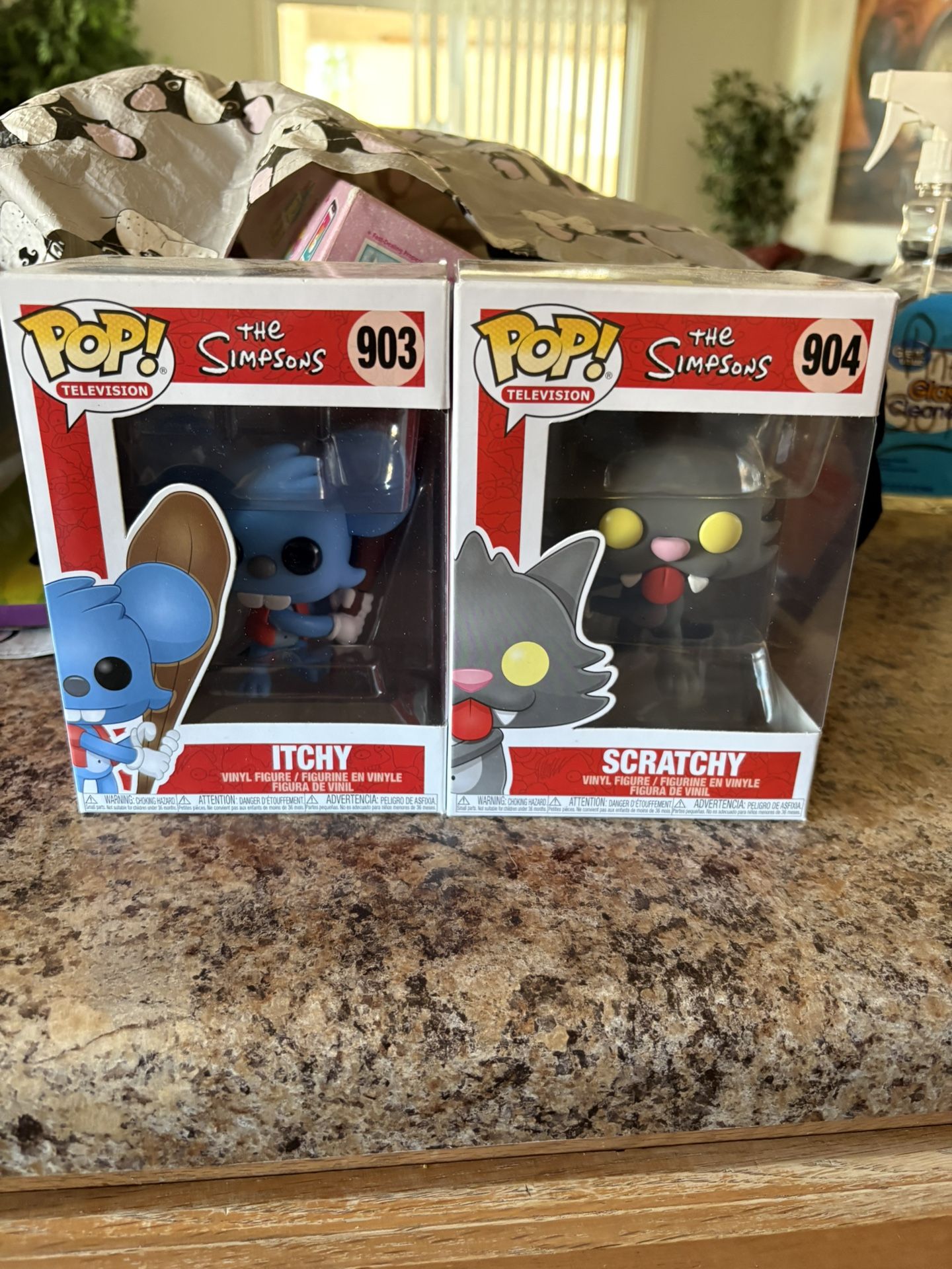 itchy and scratchy funko pops