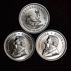 1 Oz 999 Silver Krugerrands For Sale!