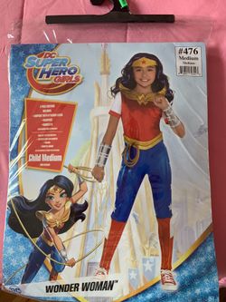 Wonder Woman Girl Costume Medium