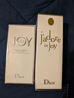 Dior J'adore in Joy Eau de Toilette 3.4 oz + Dior Joy Body Lotion 6.8 oz - New, Sealed