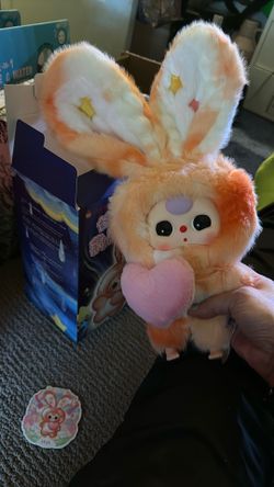 Baby Three Lily Rabbit Town Series 3 Plush Blind Box 1Pc(1 of 9 Possible Styles) Cute Stuffed Animal Toys Action Figures Collectible 