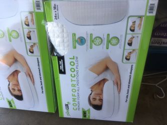 Comfort cool pillow new in box $25 ea. Have 2