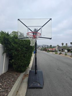 Silverback NXT Portable Adjustable 10ft Outdoor Basketball Hoop - 50" and 54" Basketball Goal