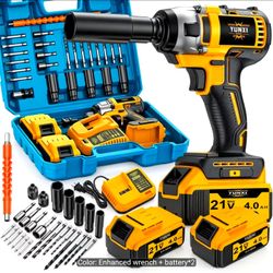 Yunxi Cordless Impact Wrench Kit 21V