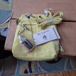 Hush puppy suede purse