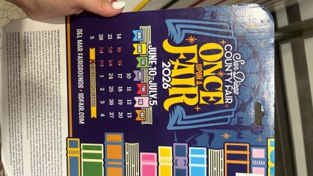 TWO TICKETS TO SAN DIEGO COUNTY FAIR