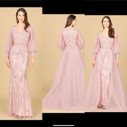 Evening Gown/Blush Color Size 4-6