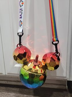Disney Parks Rainbow Pride Mickey Mirrored Sipper Cup