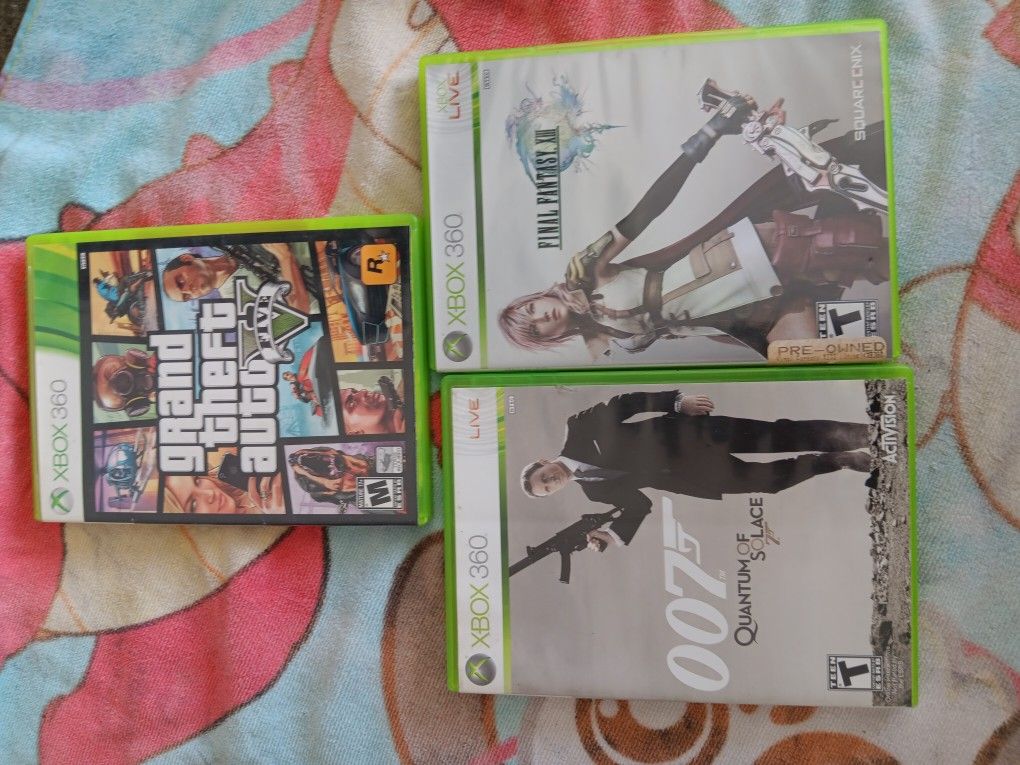 3 Xbox 360 Games