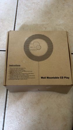 Wall mount CD play