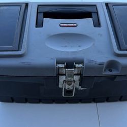 Task Force Portable Tool Box — Flip-Top + Side Storage — $5