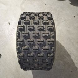 A Set(2) Rims And Wheels For A 4 Wheeler