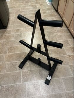 Olympic Weight Plate Storage Tree Holder