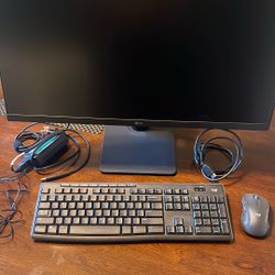 Computer Monitor /Keyboard/mouse