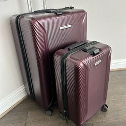 Samsonite Element XLT 2-Piece Luggage Set - Burgundy, Spinner Wheels, Lightweight