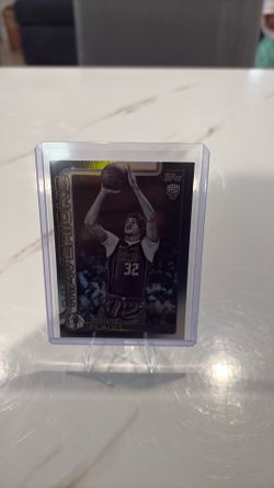 2025-26 Topps Cooper Flagg #201 Dallas Mavericks Blackout Rookie Basketball Card