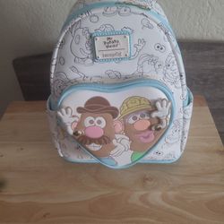 Mr.andMrs. Potatohead Loungefly Backpack/wallet
