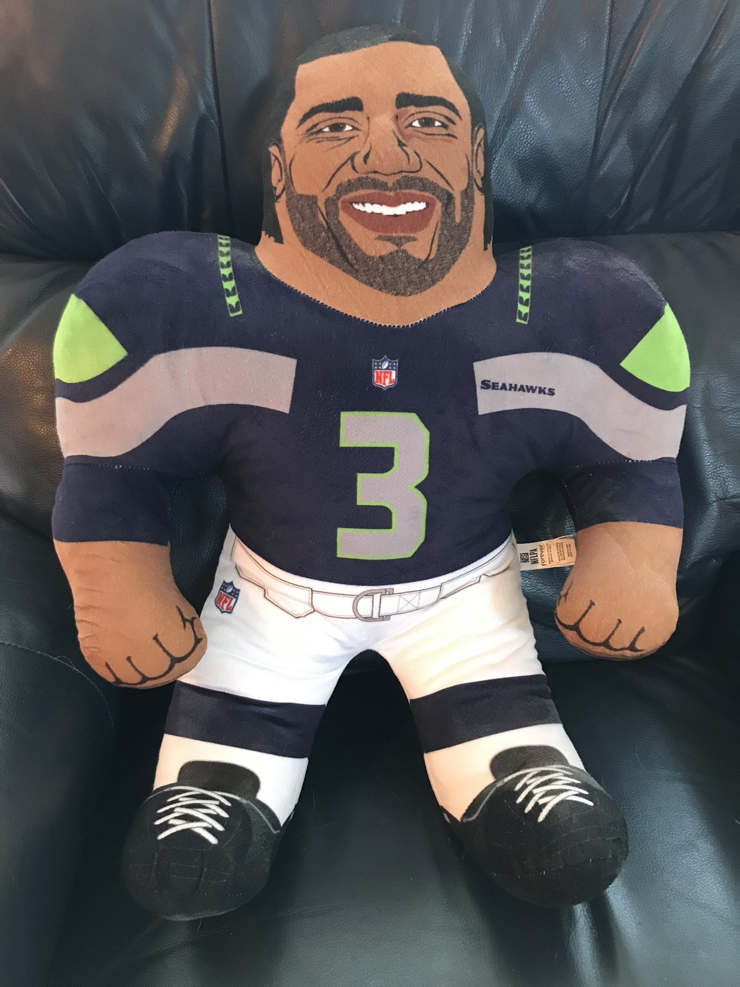Russell Wilson Stuffed Figure