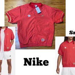 Nike Authentics Men's Warm-Up Shirt Basketball Men’s Sz Medium New! 