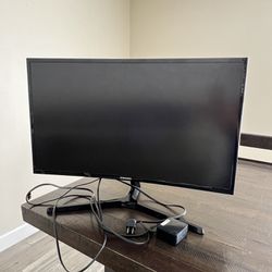 Curved Samsung Computer Monitor 26”