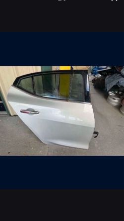 Rear Passenger Door fits 2016 Nissan Maxima Silver