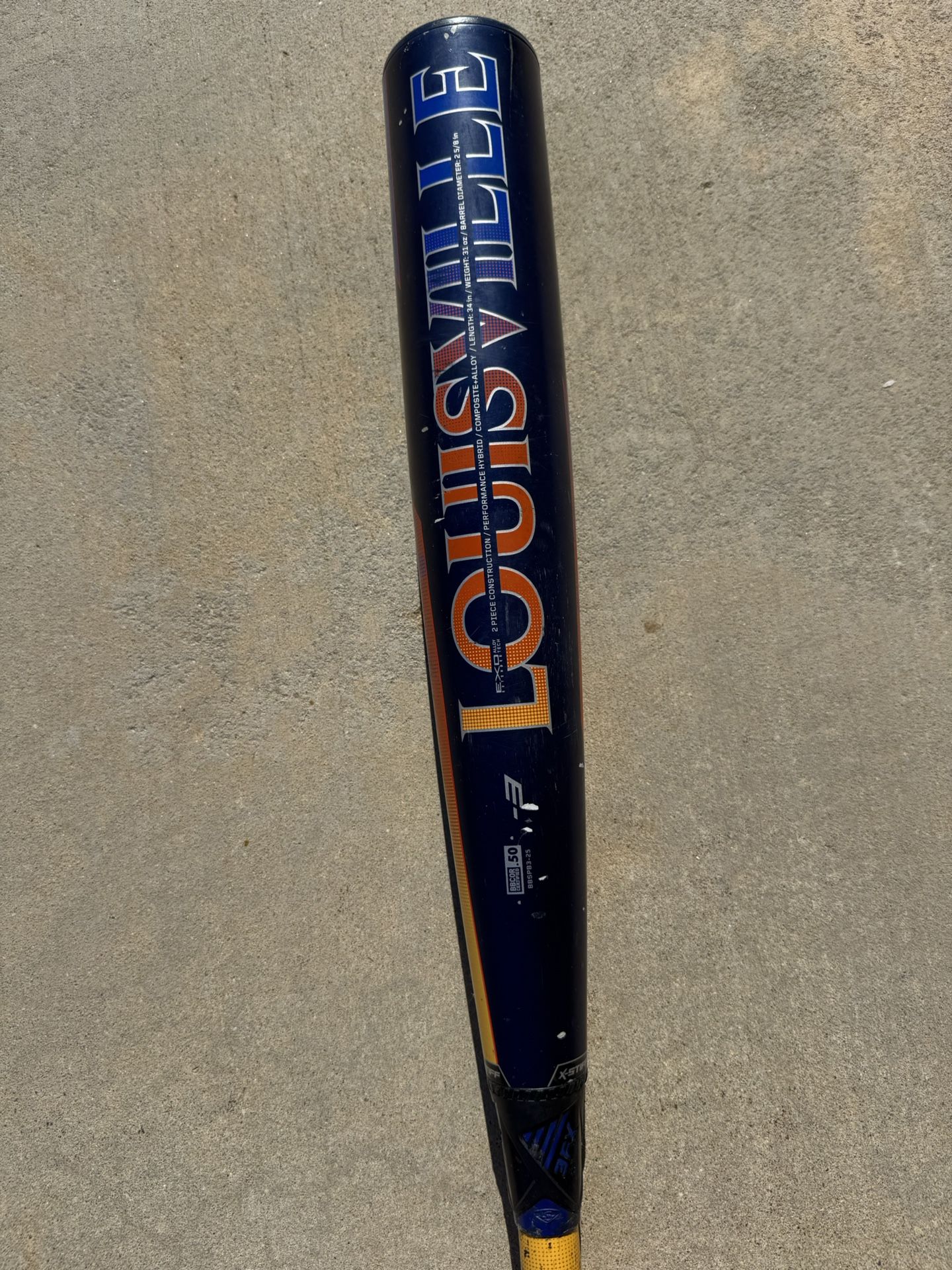 (Used) 2025 Louisville Slugger Select PWR™ (-3) BBCOR Baseball Bat. 34”/31oz