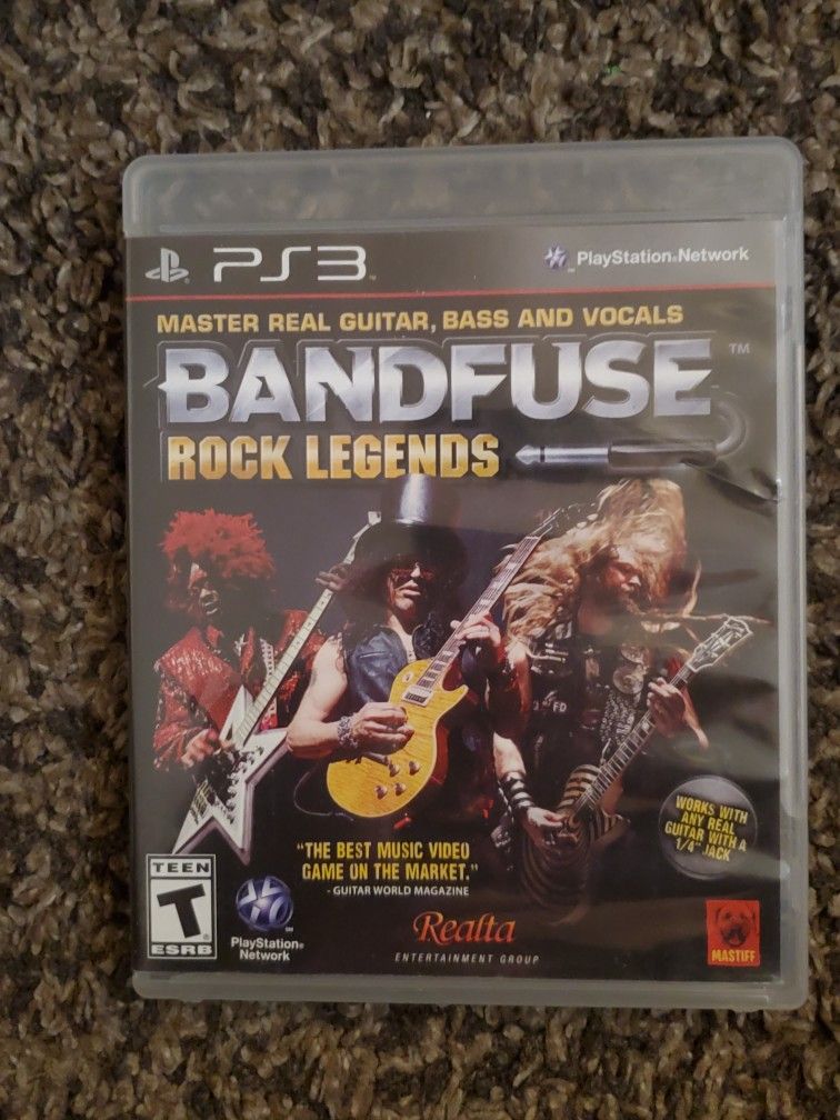 Bandfuse Rock Legends PlayStation 3 PS3