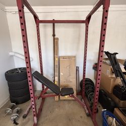 Squat Rack/Bench Set
