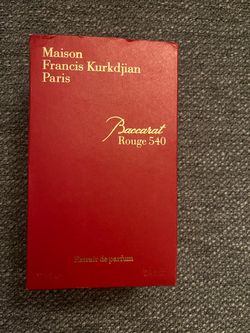Negotiable baccarat cologne
