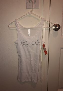 Bride tank top