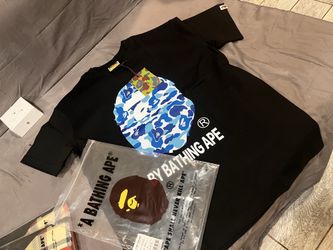 Bape shirt blue camo