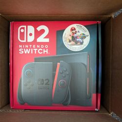 Brand New Nintendo Switch 2 with Mario Kart Game Bundle