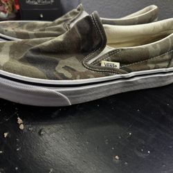 Camo Slip On Vans