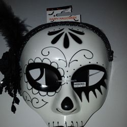 Two Halloween Mask Dia De Los Muertes