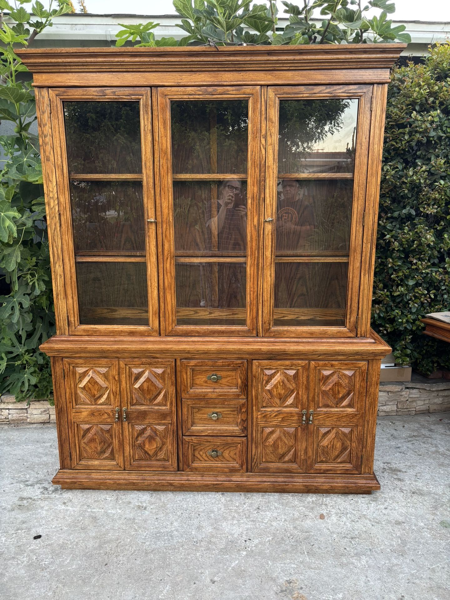 Vintage Oak China Cabinets