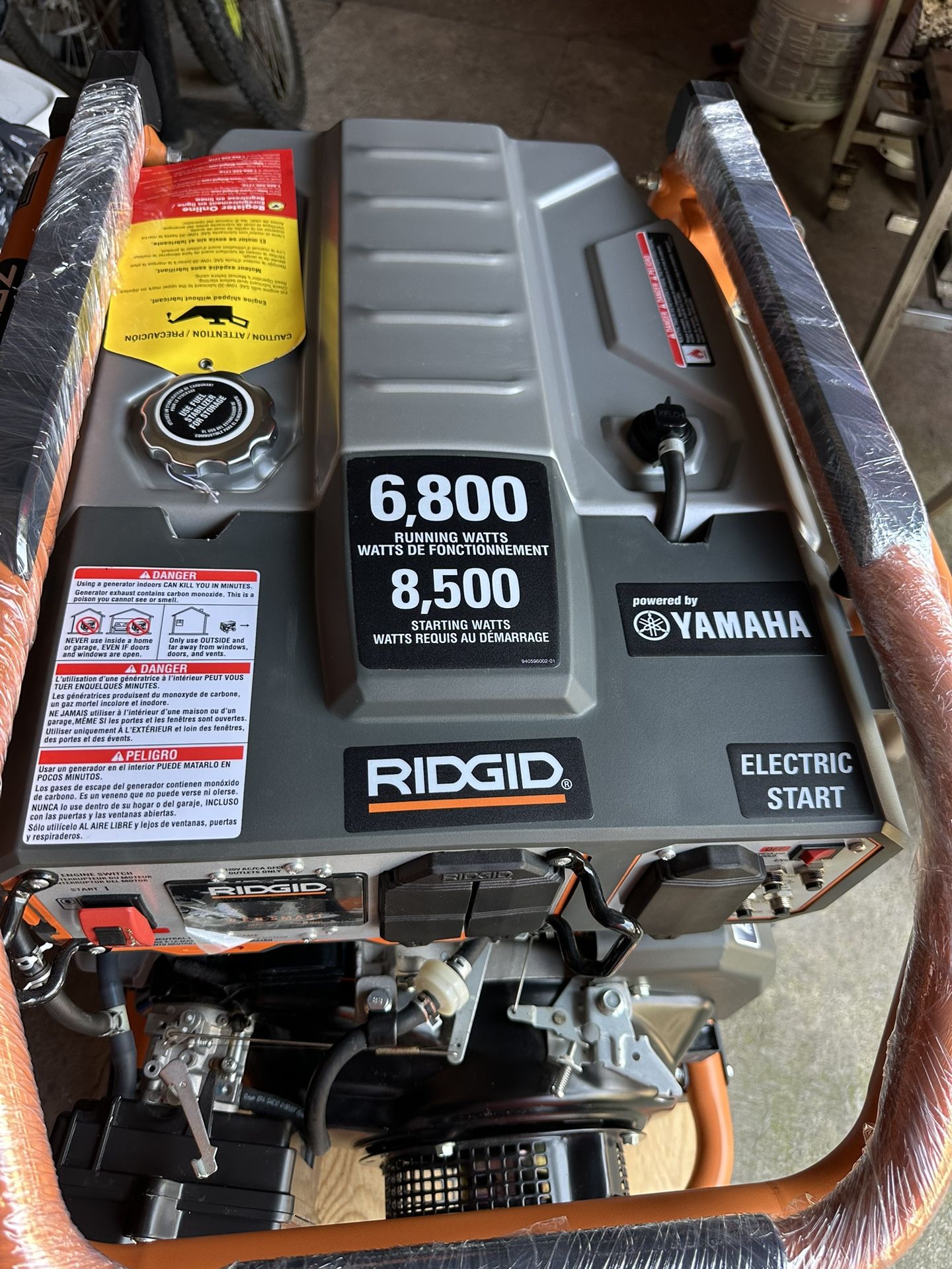 Ridgid Generator New Out The Box