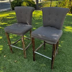 2 table high chairs