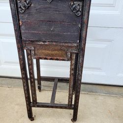 Antique Wooden Stand with Storage