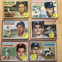 🔥 (104) 1956 TOPPS BASEBALL CARDS 🔥