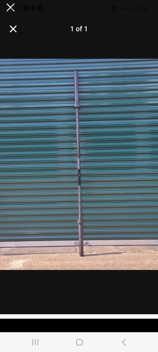 Olympic Barbell-7ft-45lbs Cash Only