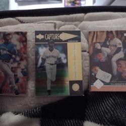Baseball Ken Griffey Jr Bundle Of 3 Cards. Cash Porch Pickup Redmond 