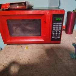 Red Microwave 