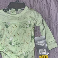 New Tinkerbell Disney Baby Sleeper NWT 3-6 Months 